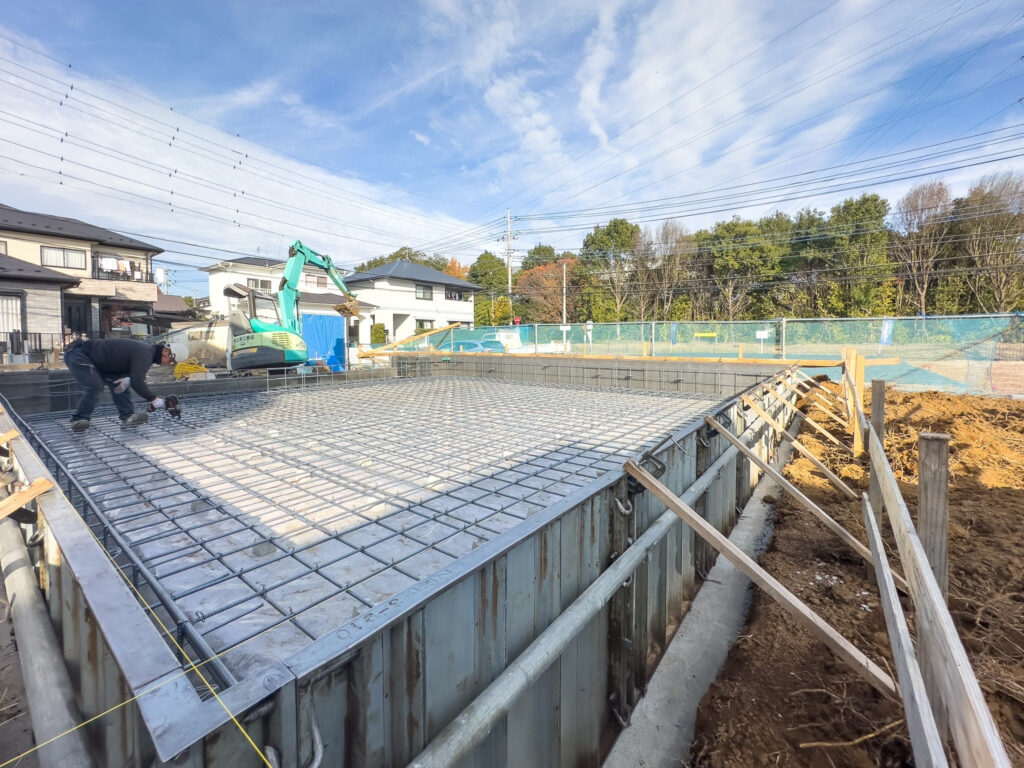 基礎工事が進んでいます👷🏼‍♂️